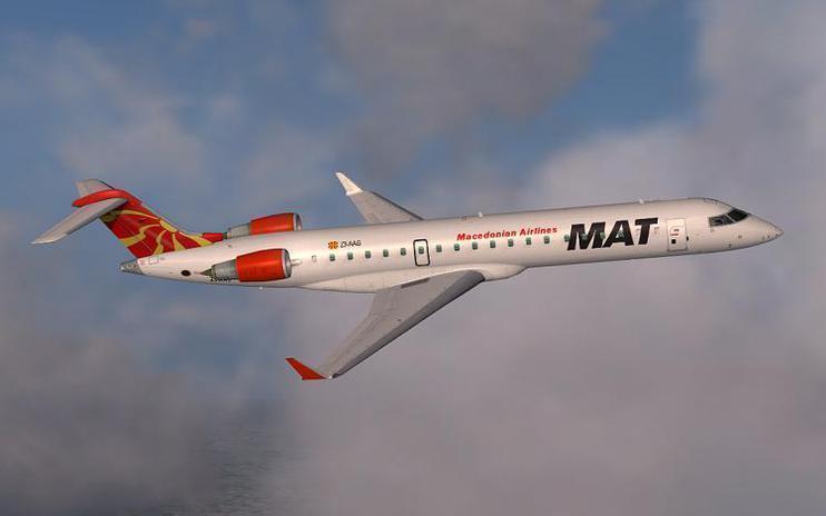 FSX Macedonian Airlines Bombardier CRJ 700