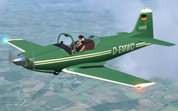 FSX Aeromere F. 8L Falco III - America - D-EMWO