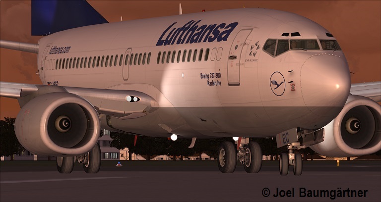 FSX Lufthansa "Karlsruhe" Boeing 737-700 NG