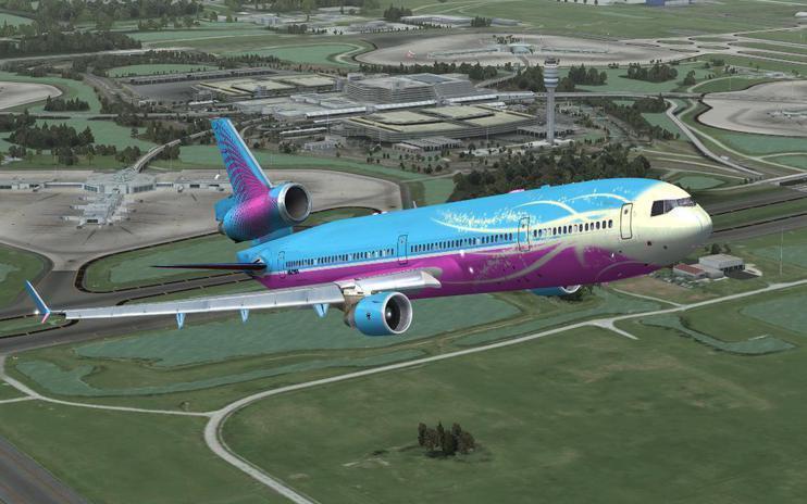 FSX Colorful Fictional Private MD-11