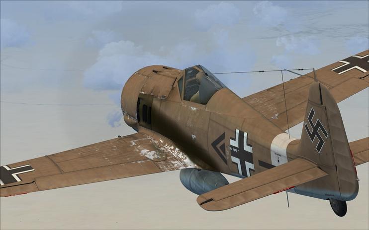 FSX FW190A4 Oblt. Dickfeld Tunesia 1942