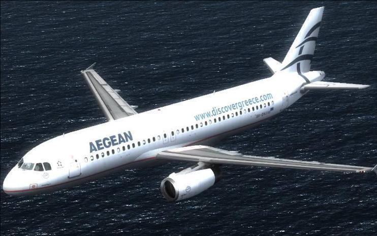 FSX Aegean Airbus A320 IAE Discover Greece
