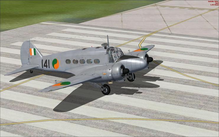 FSX Irish Air Corps Avro Anson C19