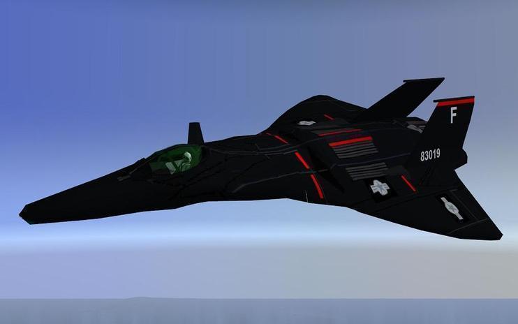 FS2004/FSX F-19 Concept Stealth Fighter