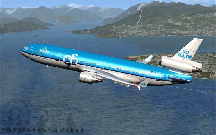 FSX KLM McDonnell Douglas MD-11 95th Anniversary