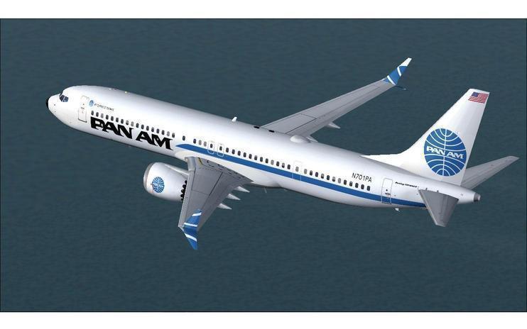 FS2004 Pan Am Boeing 737 MAX 9