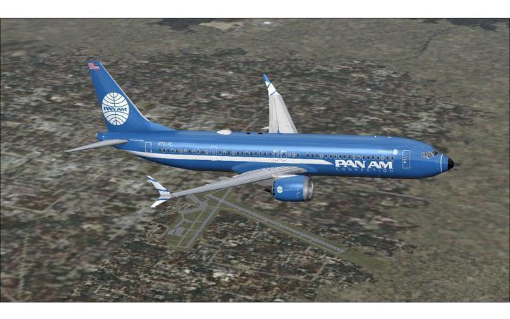 FS2004 Pan Am Connection Boeing 737 MAX 9