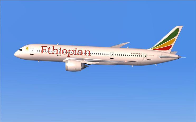 FSX Ethiopian Boeing 787-8