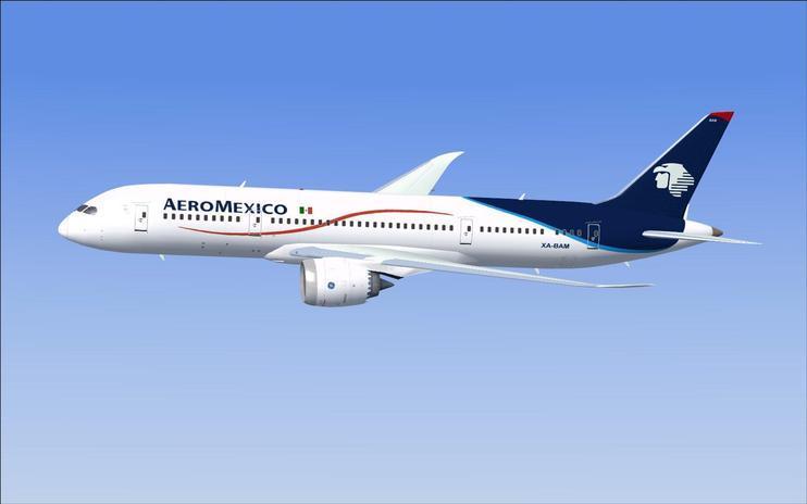 FS2004 AeroMexico Boeing 787-8