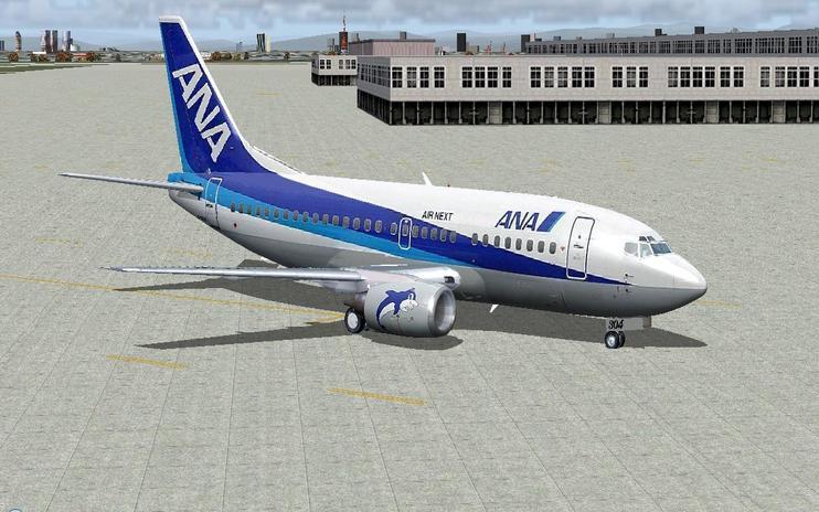 FS2004 Air Next (ANA) Boeing 737-54K
