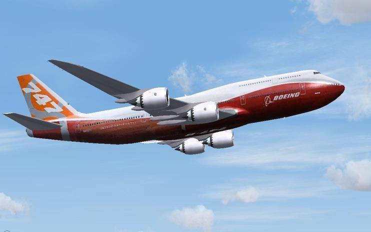 FS2004 Boeing 747-8i Intercontinental Rollout