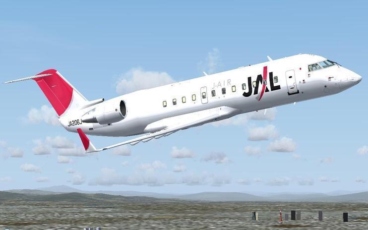 FS2004 J-AIR Bombardier CRJ-200