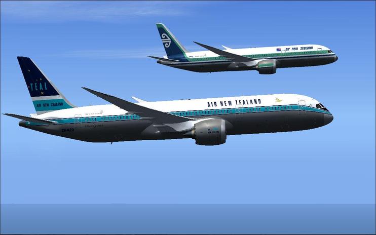 FS2004 Air New Zealand Heritage Liveries #2