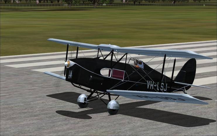 FSX DeHavilland Fox Moth VH-USJ 2