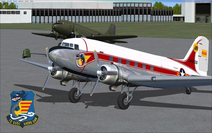 FSX VNAF Douglas C-47 Skytrain Transport