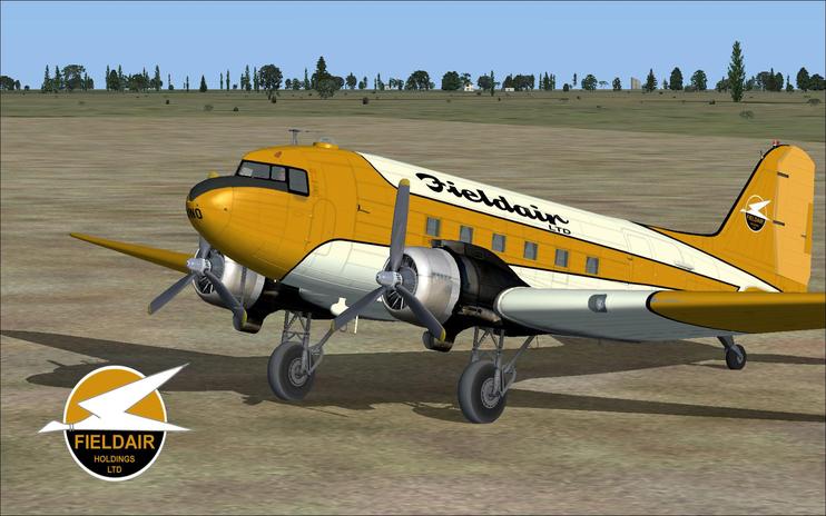 FSX Fieldair Douglas C-47