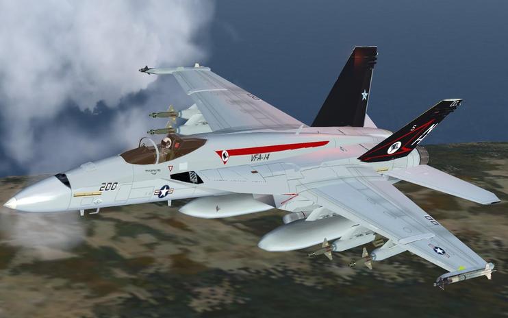 FSX FA-18E Super Hornet Updated