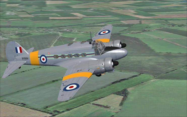 FSX RAF Avro Anson T21 VV884
