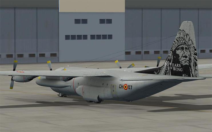 FSX Belgian Air Force C-130 60 Years 15th Wing