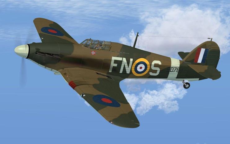 FSX RAF Hawker Hurricane Mk.II, 331 Sqn