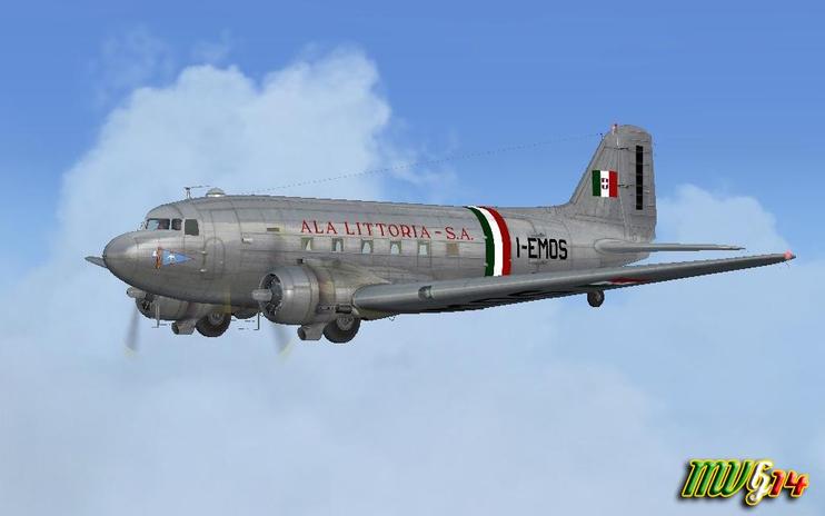FSX Ala Littoria Douglas C-47