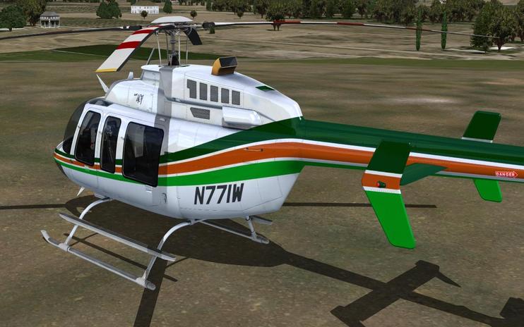 FSX Green Stripe Bell 407