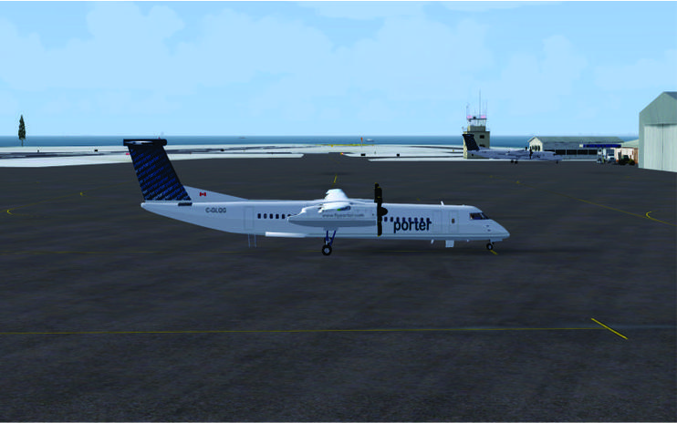 FSX Porter Bombardier DHC8-Q400