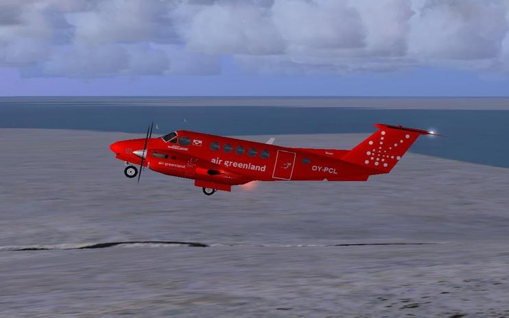FS2004 Air Greenland Beechcraft King Air 200