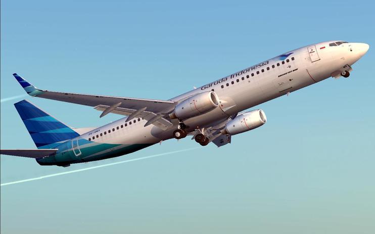 FSX Garuda Indonesia Boeing 737-800