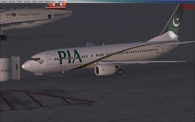 FSX Pakistan International Boeing 737-800