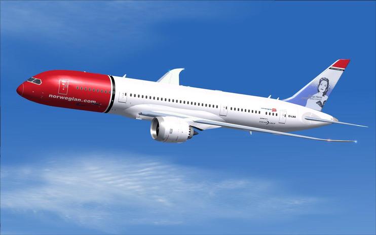 FSX Norwegian Air Shuttle Boeing 787-8
