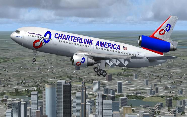 FSX McDonnell Douglas DC-10-15 Air Charter 4-Pack