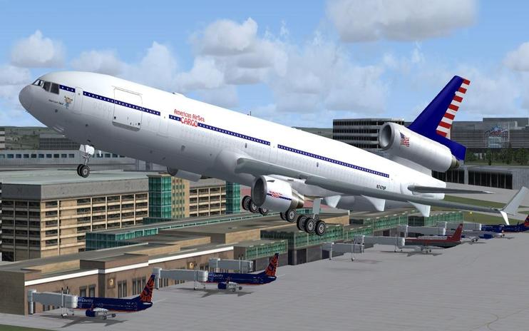 FSX American AirSea McDonnell Douglas MD-11