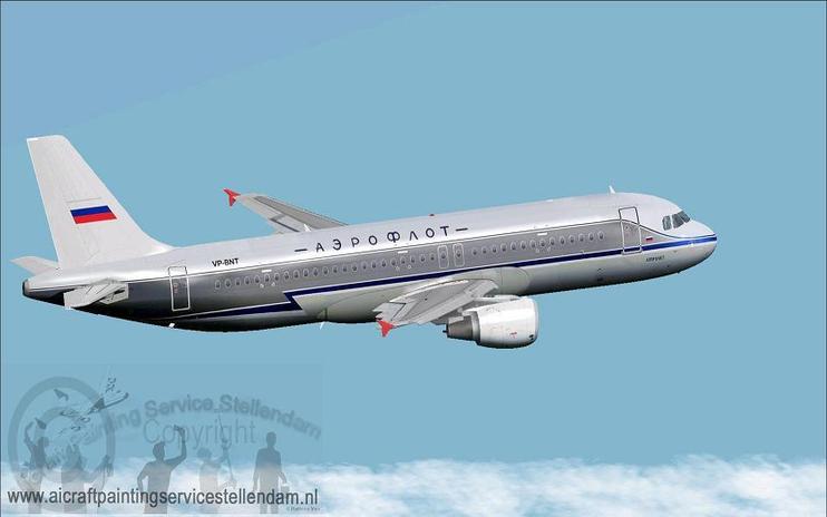 FSX Aeroflot Airbus A320-200 Retrojet