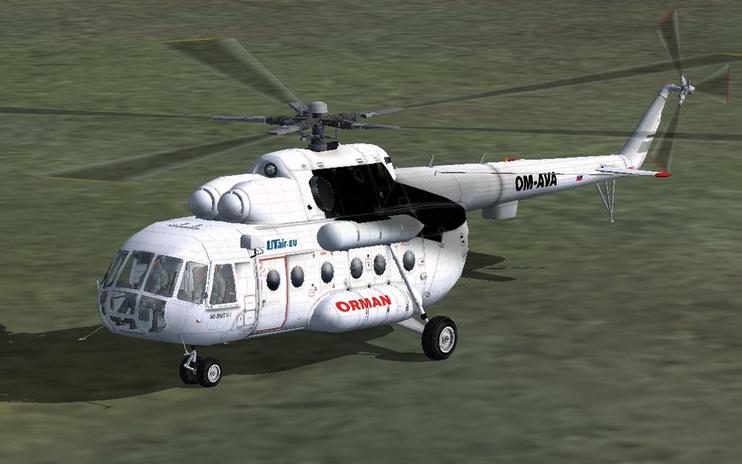 FS2004 UTair EU Mil Mi-17