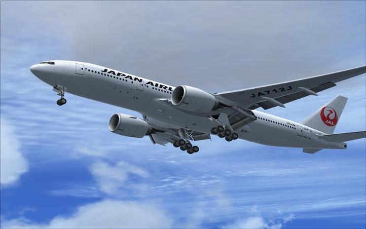 FSX Japan Airlines Boeing 777-200
