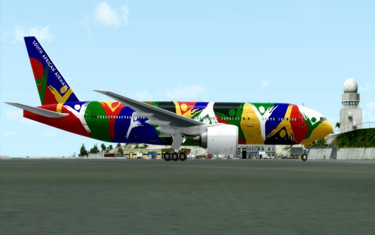 FSX SAA Boeing 777-200 LR