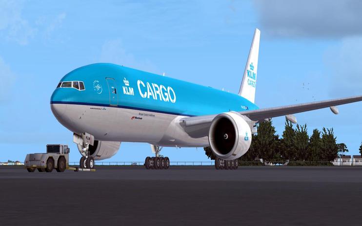 FSX KLM Cargo Boeing 777