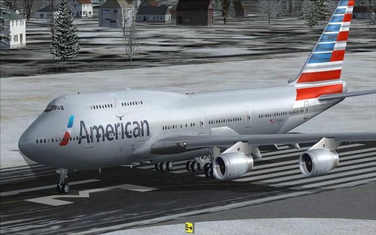 FSX American Airlines Boeing 747