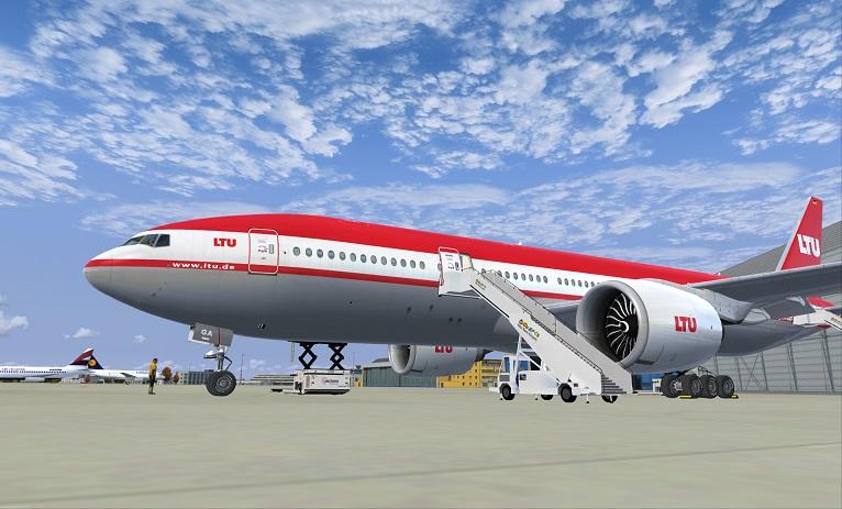 FSX LTU Lufttransport Unternehmen Boeing 777