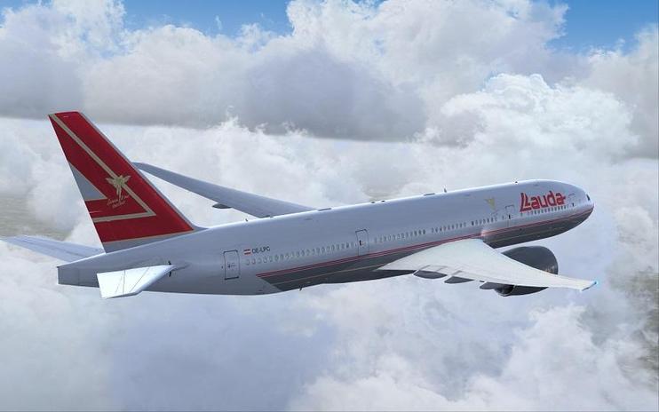 FSX Lauda Air Boeing 777-200LR