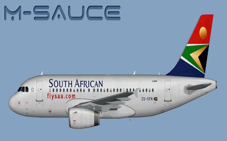 FSX South African Airways Airbus A319