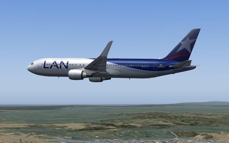 FS2004 LAN Ecuador Airlines Boeing 767-300ER