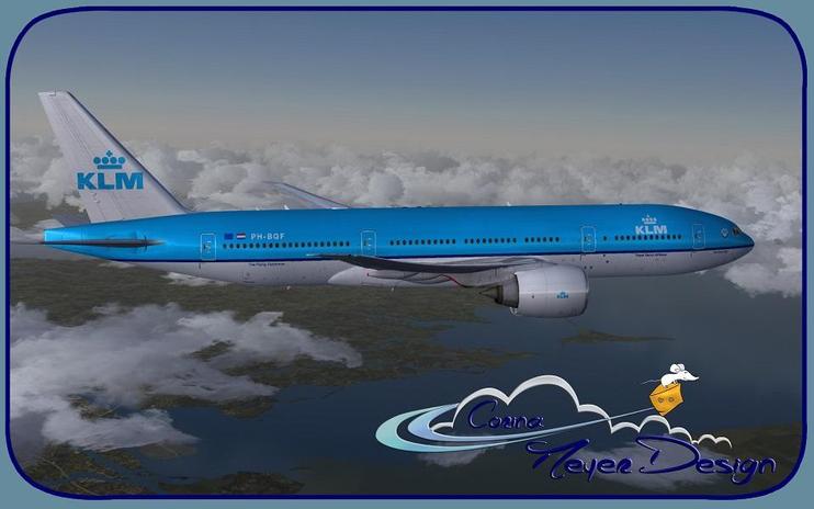 FSX KLM 2004 Boeing 777-200LR