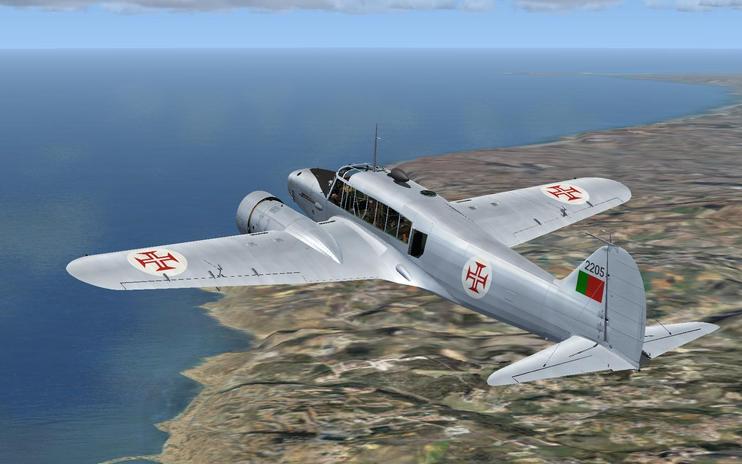 FSX Portuguese Avro Anson MK1