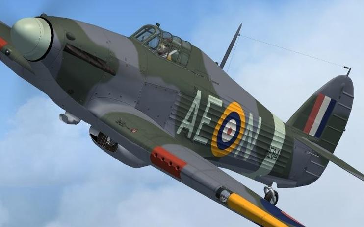 FSX Hawker Hurricane Optional Revised Repaints