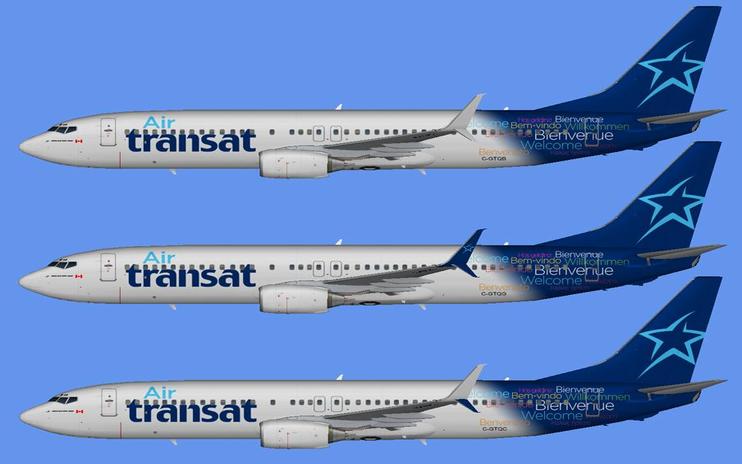 FSX Air Transat Boeing 737-800 Fleet Pack