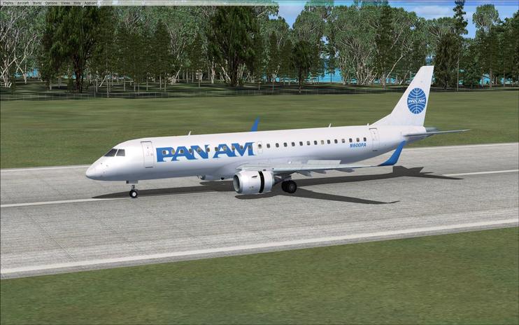 FSX Pan American Embraer E-190