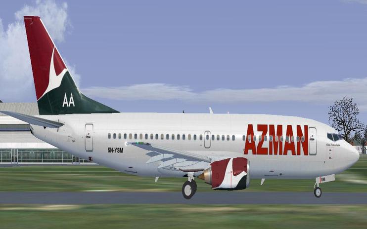 FS2004/FSX Azman Air Boeing 737-300