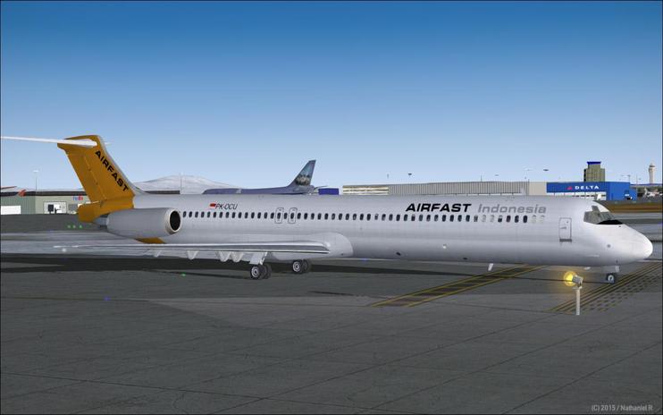FS2004 Airfast Indonesia McDonnell Douglas MD-82